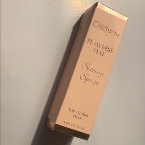 Flawless stay setting spray